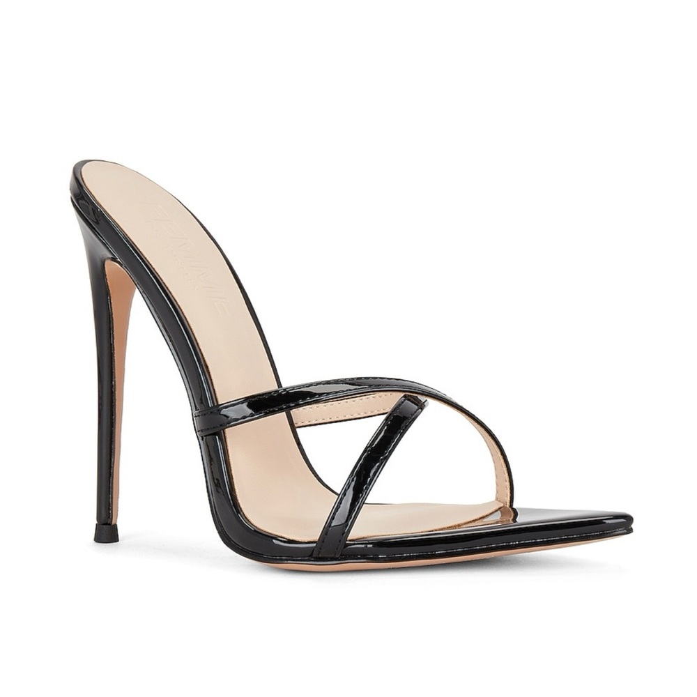 Donatella Mule - Patent Black FEMME LA